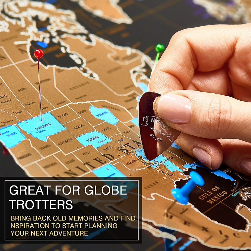 50%OFF⭐️Scratch Off Map Of The World Large Size Upgraded Version⭐️