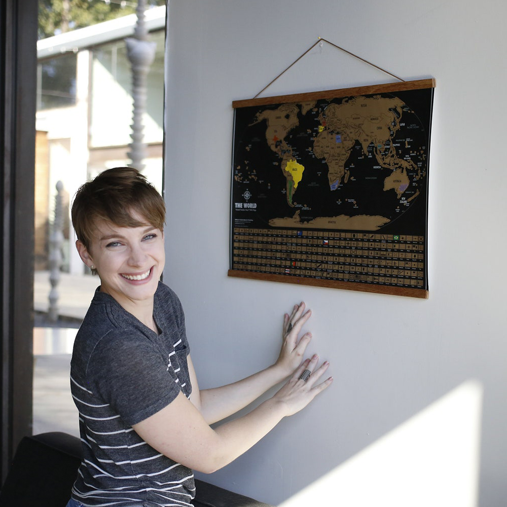50%OFF⭐️Scratch Off Map Of The World Large Size Upgraded Version⭐️