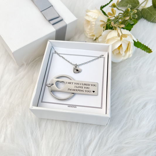 Personalized Keychain for Couples