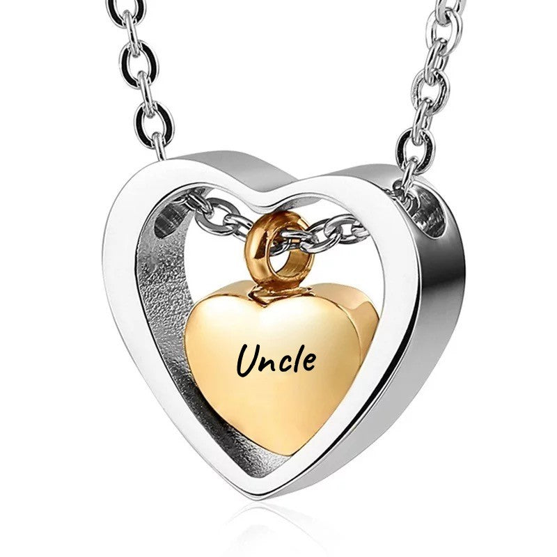 ✨ A Piece Of My Heart Lives In Heaven-Souvenir/Urn Pendant✨