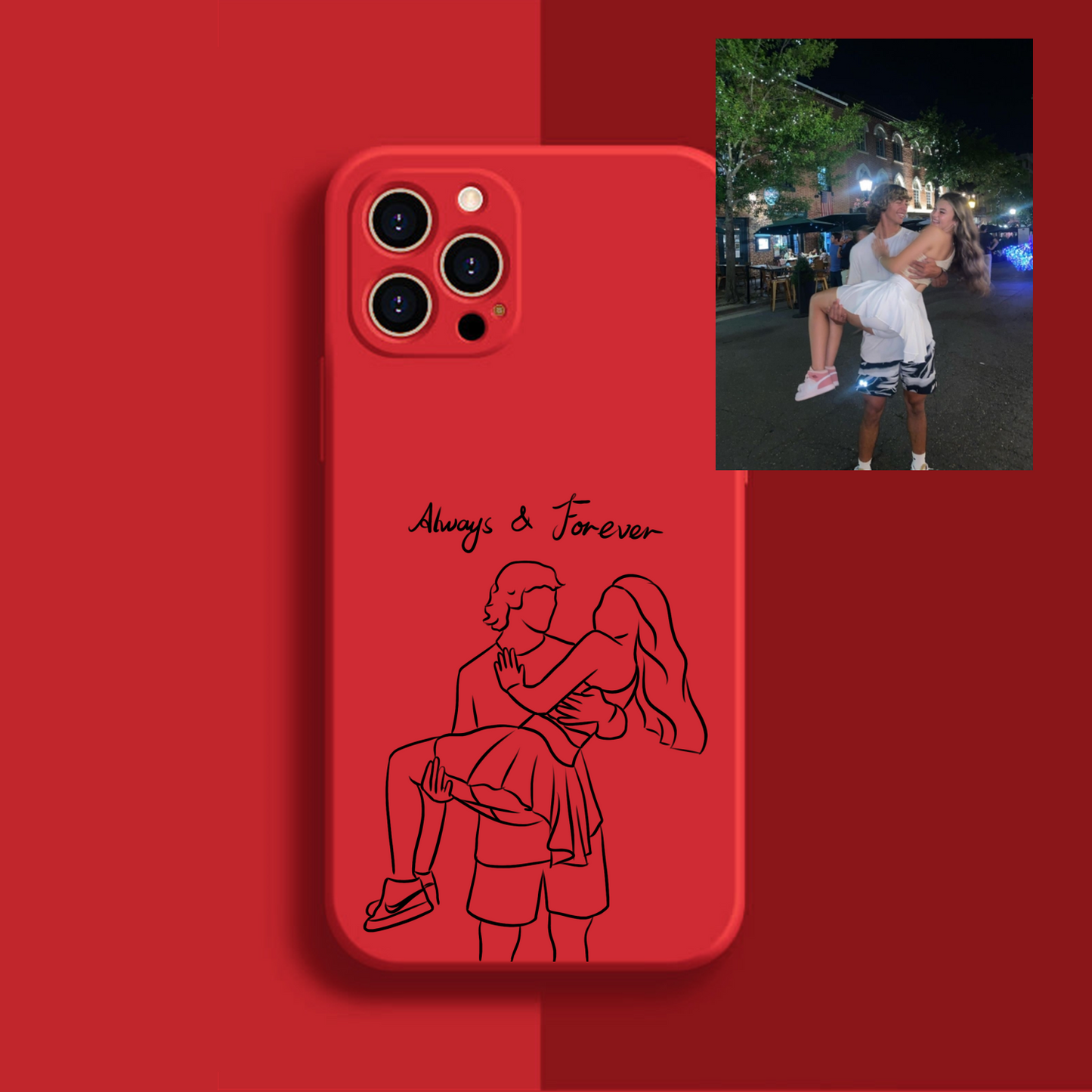 ✨Custom Line Art Phone Case