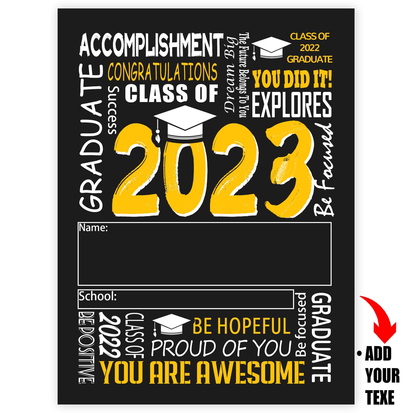 Personalized Graduation 2023 Blanket