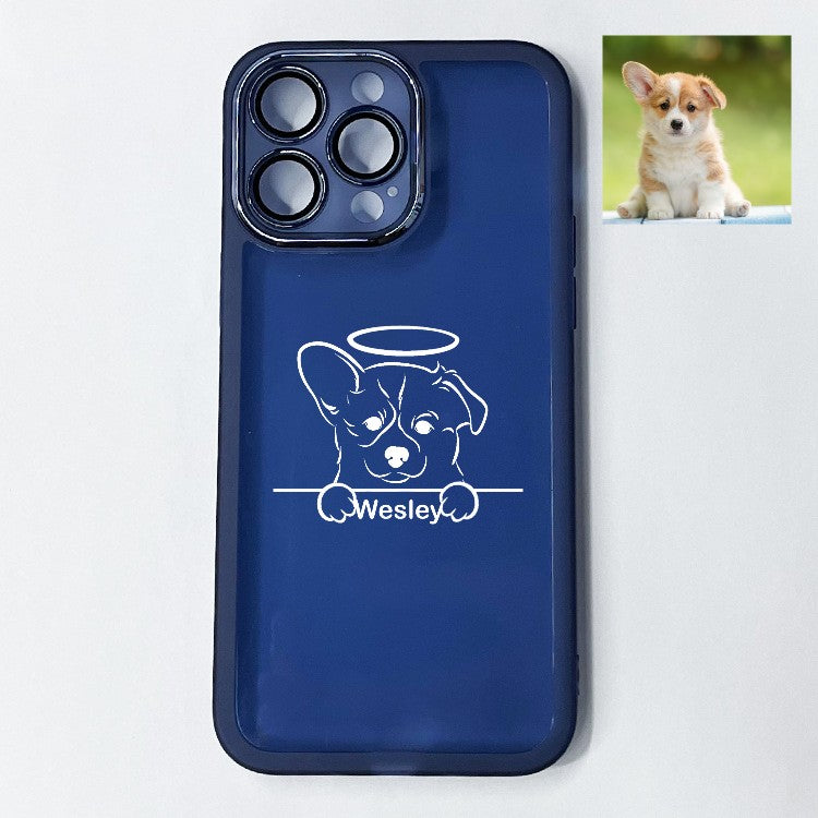 Custom Pet Line Art Phone Case