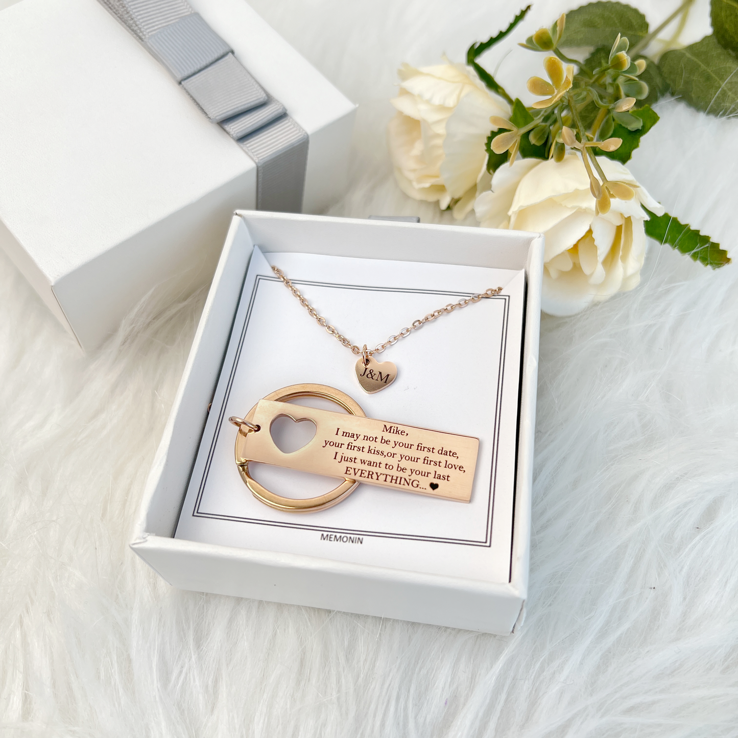 Personalized Keychain for Couples