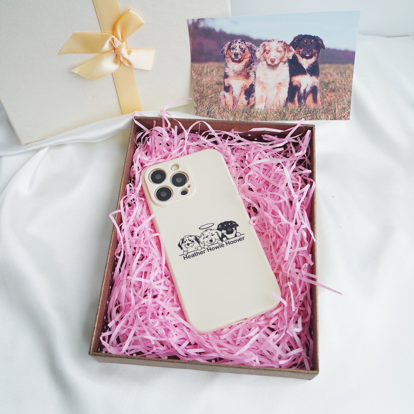 Custom Pet Line Art Phone Case