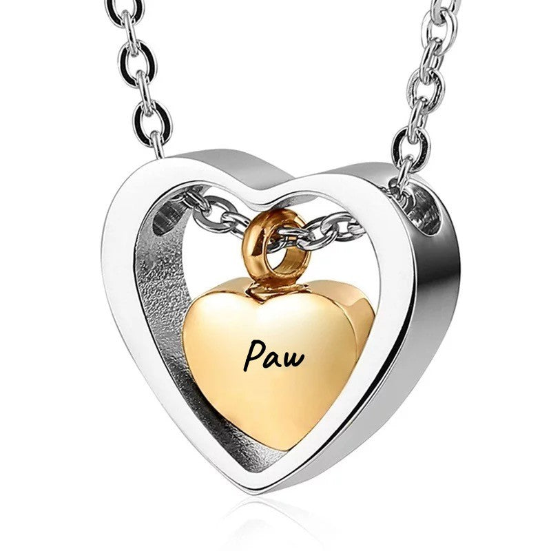 ✨ A Piece Of My Heart Lives In Heaven-Souvenir/Urn Pendant✨