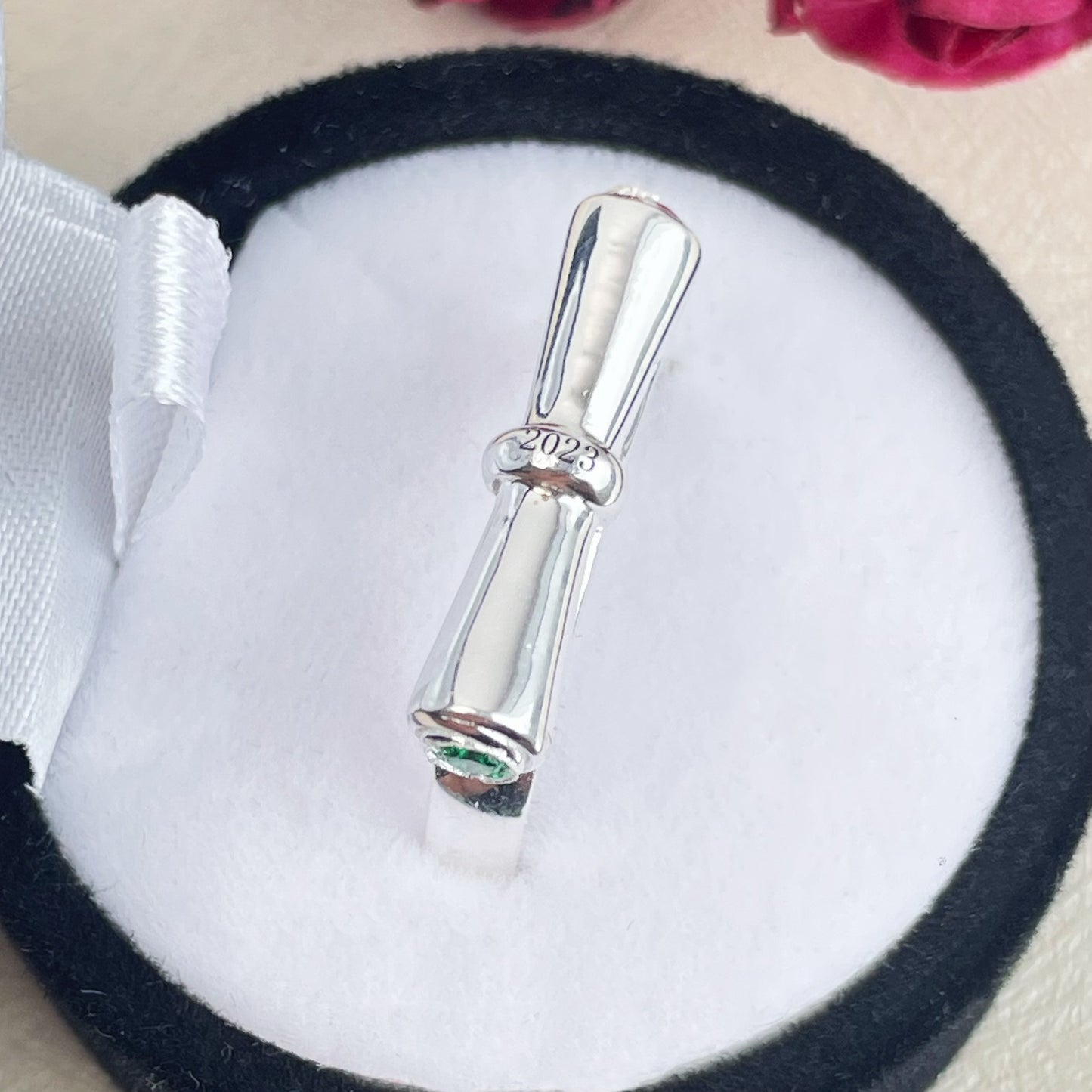 Diploma Scroll Graduation Ring