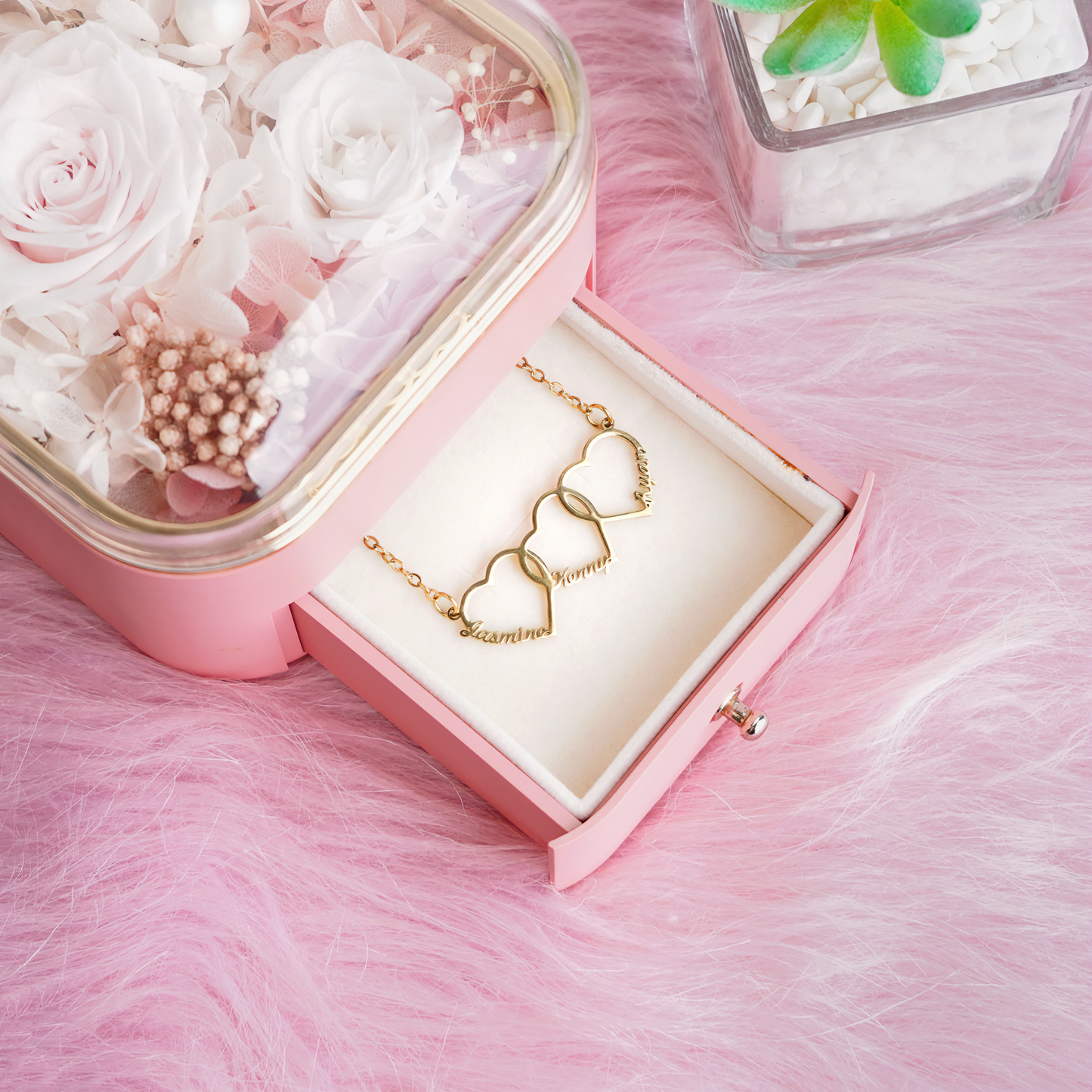 Multiple Heart Necklace