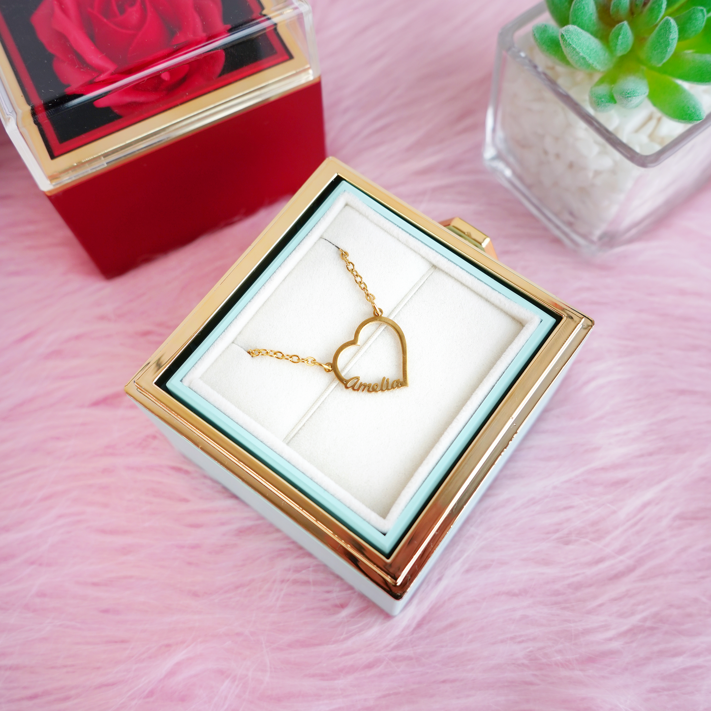 Multiple Heart Necklace
