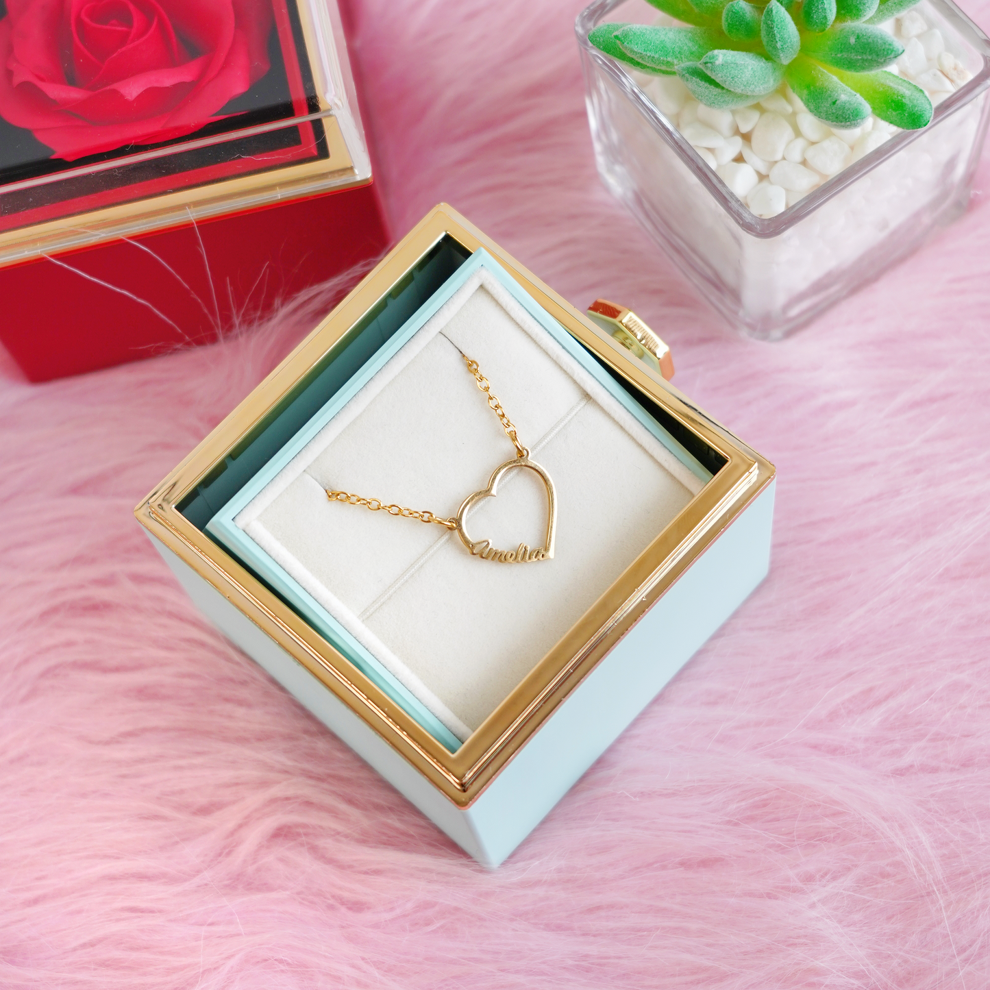 Multiple Heart Necklace