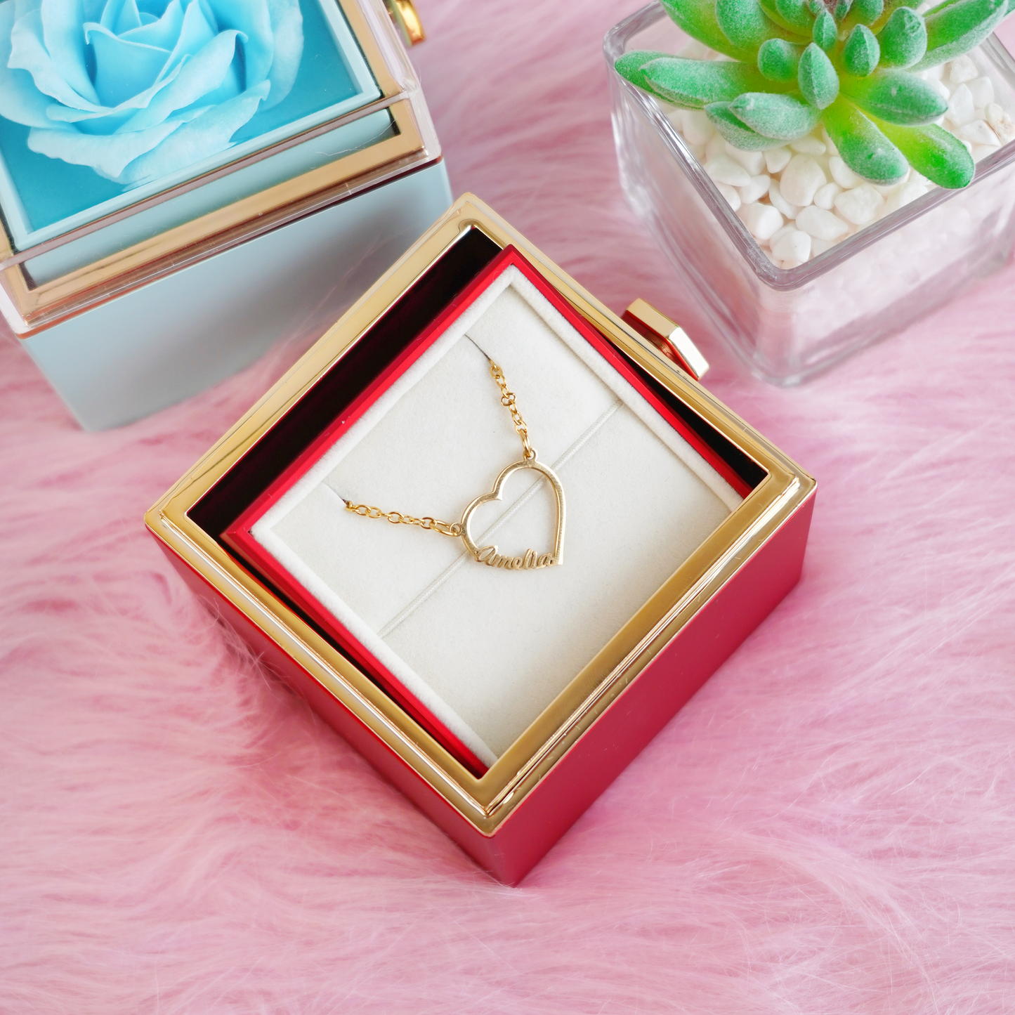 Multiple Heart Necklace