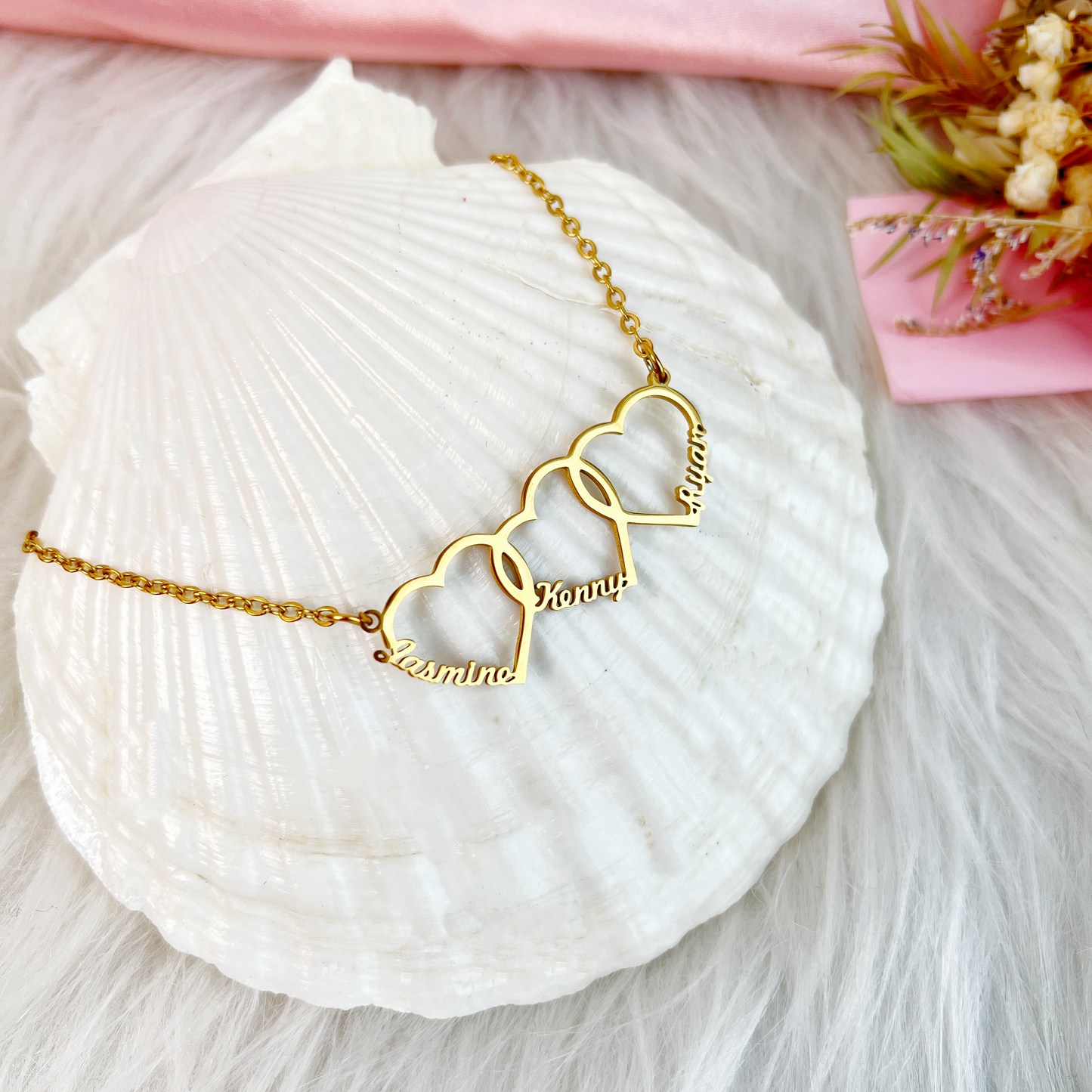 Multiple Heart Necklace