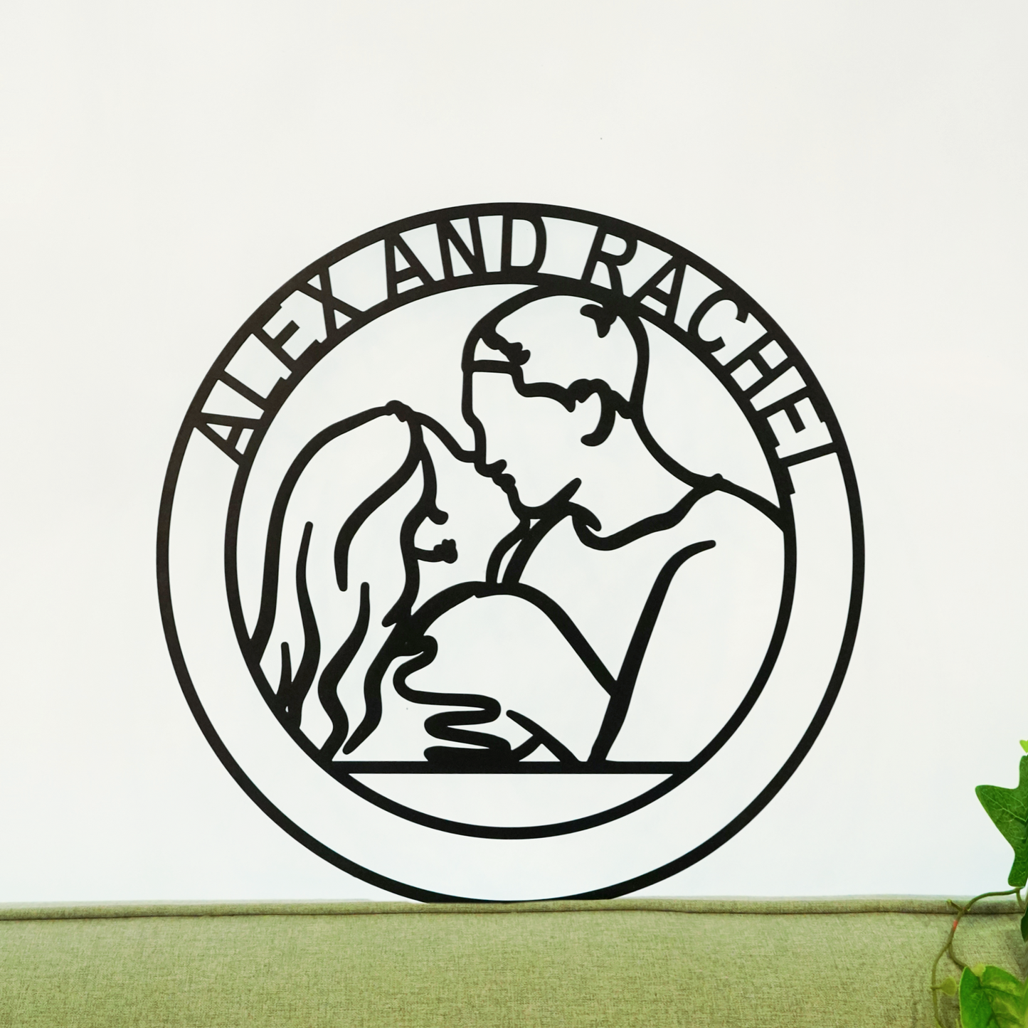 Custom Metal Portrait Sign