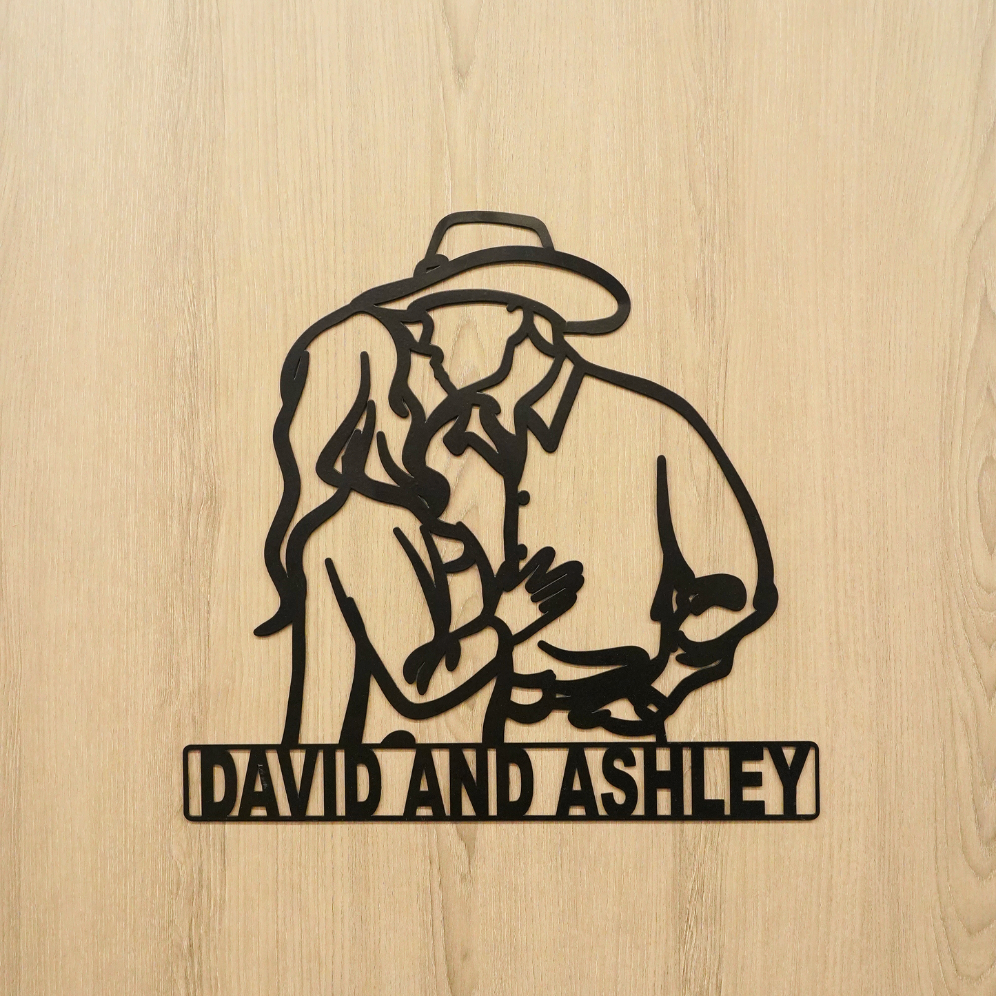 Custom Metal Portrait Sign