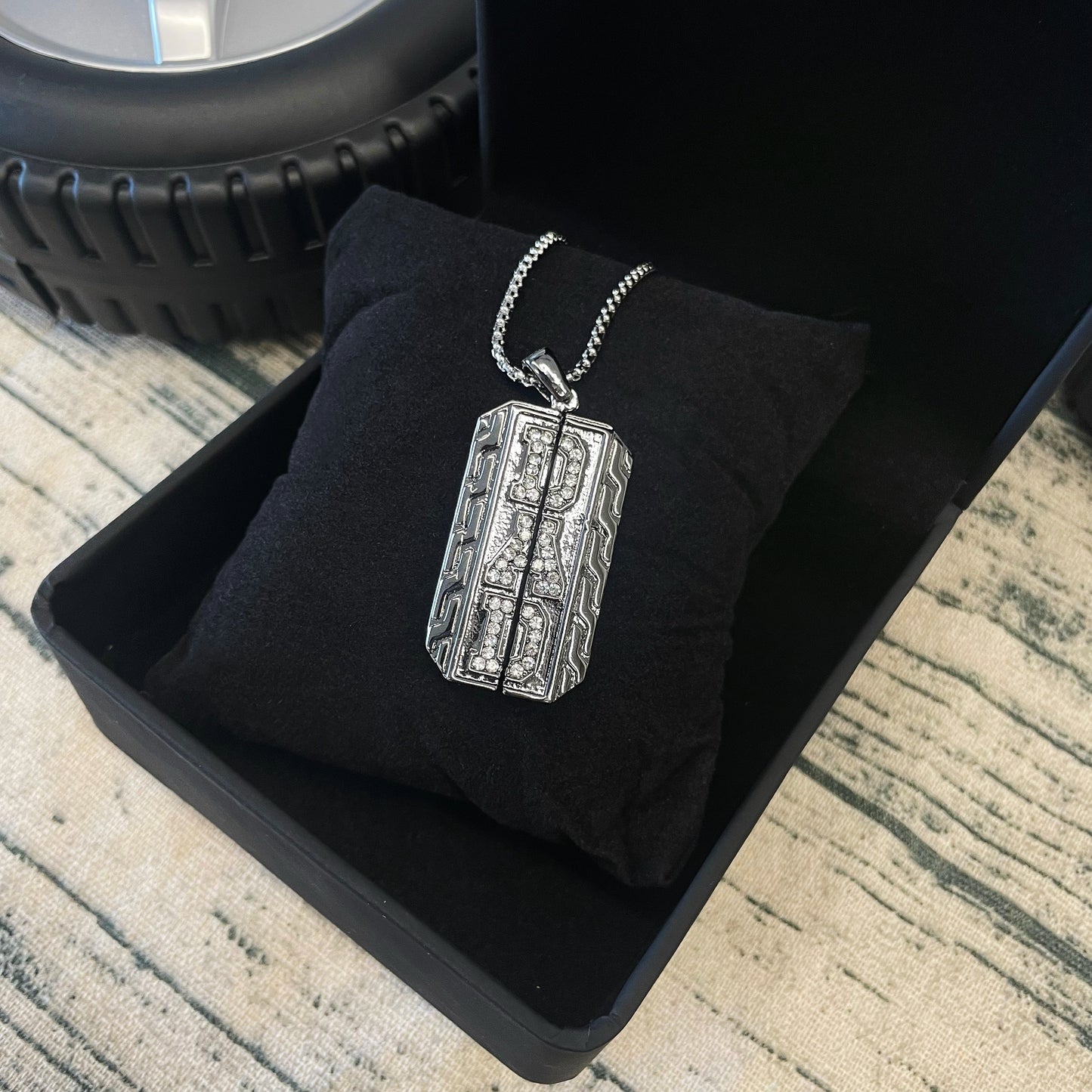 Custom Photo Pendant Necklace Present for Father's Day