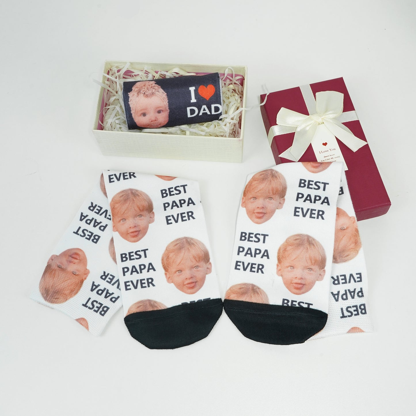 Custom Photo Sock-Father's Day Gift