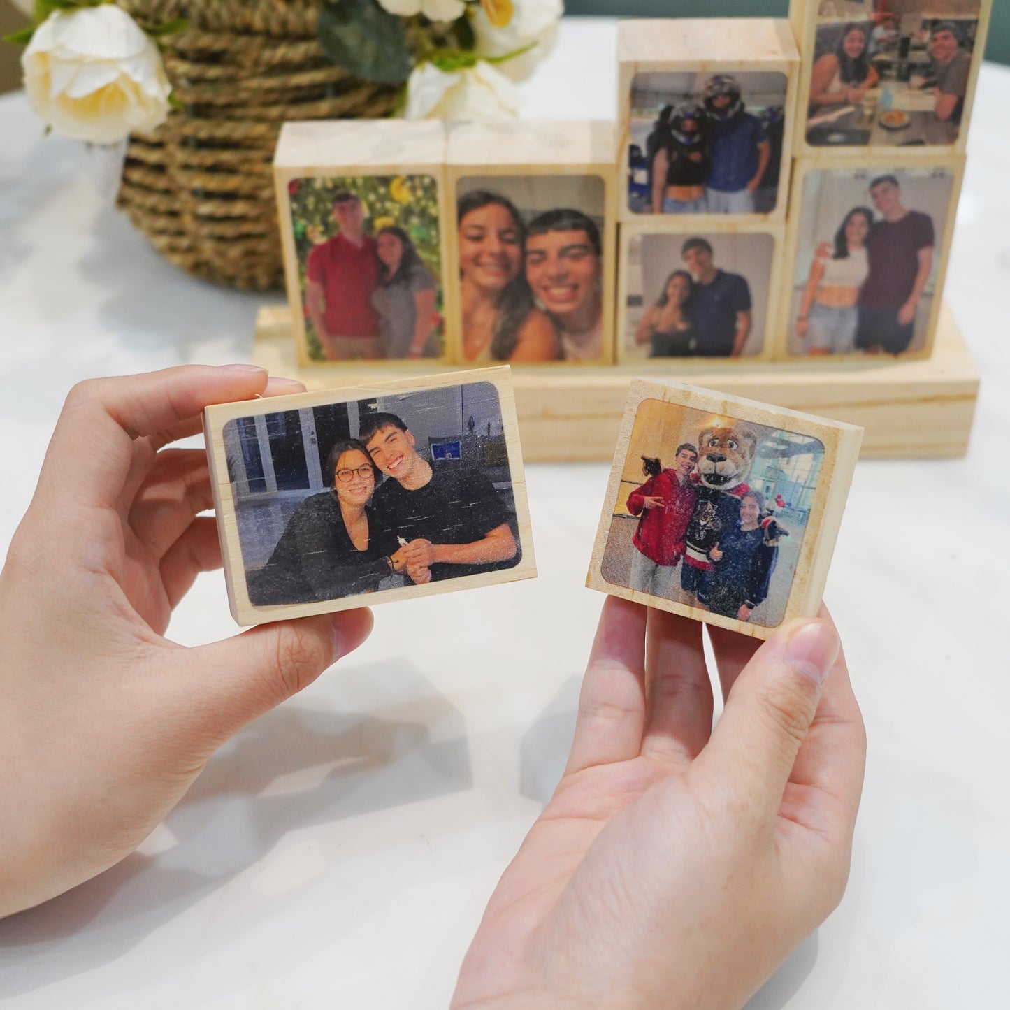 Personalised Photo Stacking Blocks
