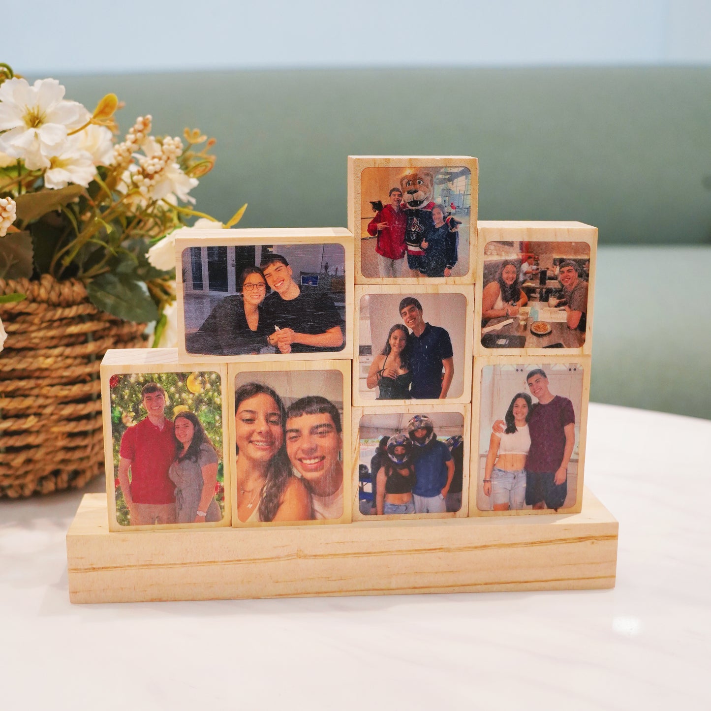 Personalised Photo Stacking Blocks