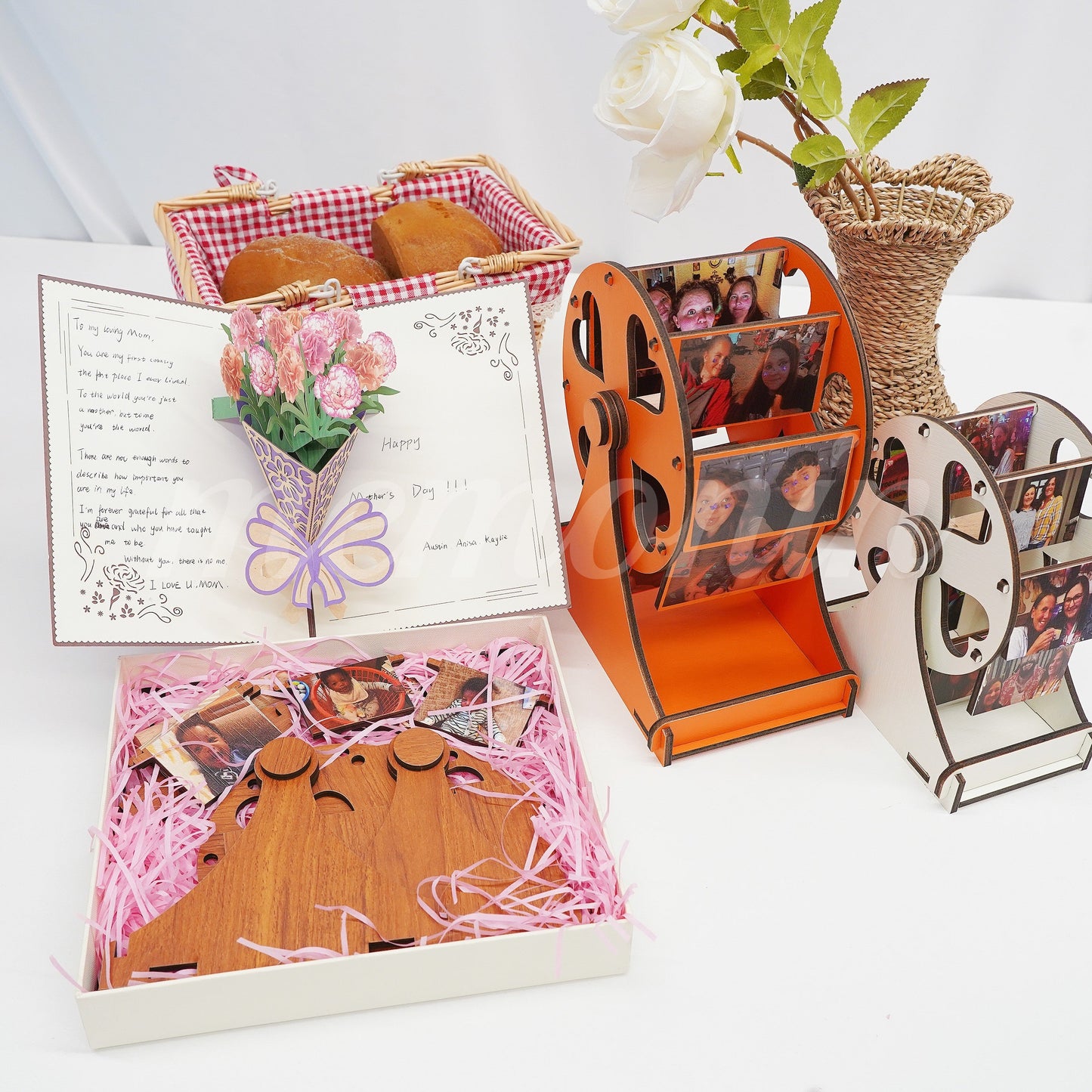 ✨Personalized Mini Ferris Wheel with Photos
