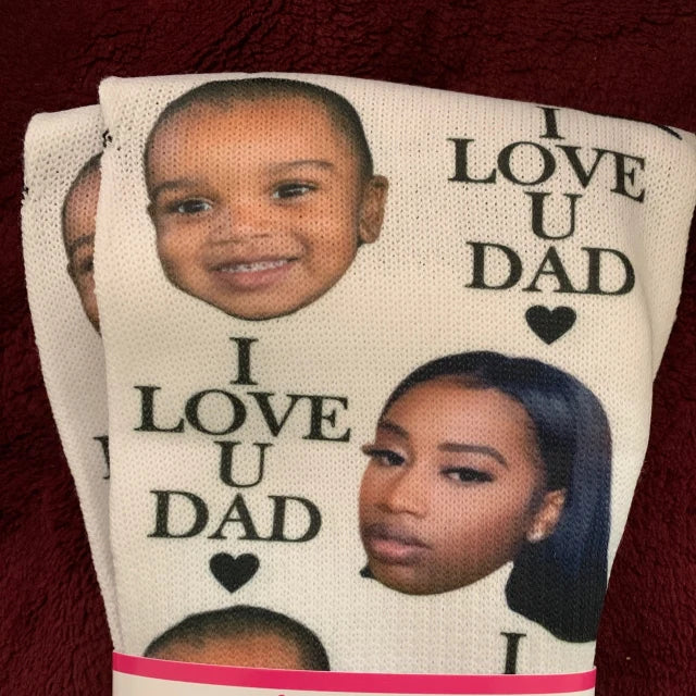 Custom Photo Sock-Father's Day Gift