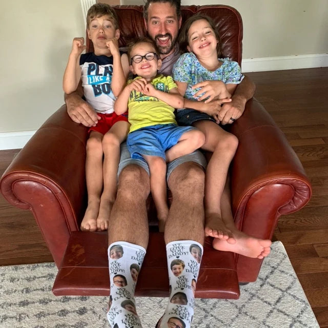 Custom Photo Sock-Father's Day Gift