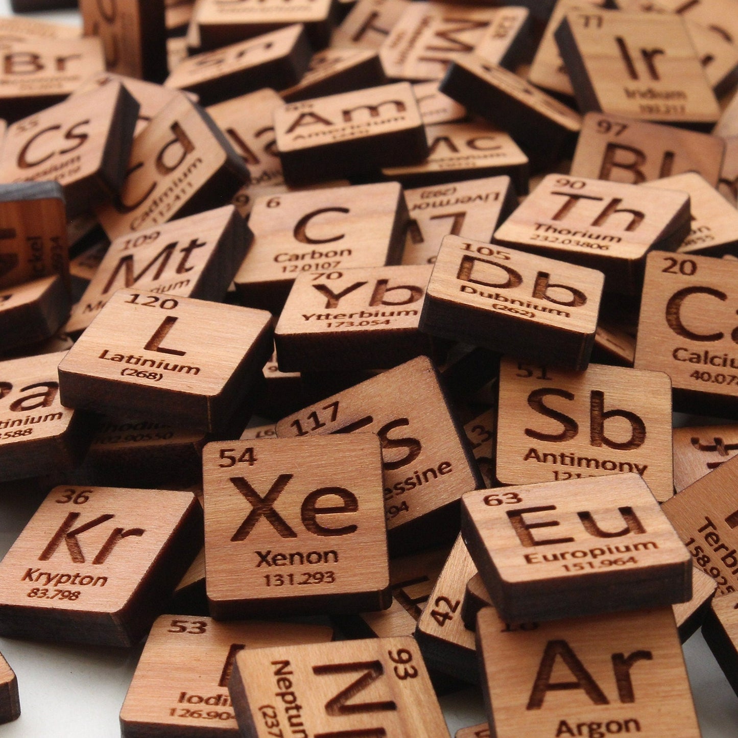 Custom Periodic Table Element Name Key Chain