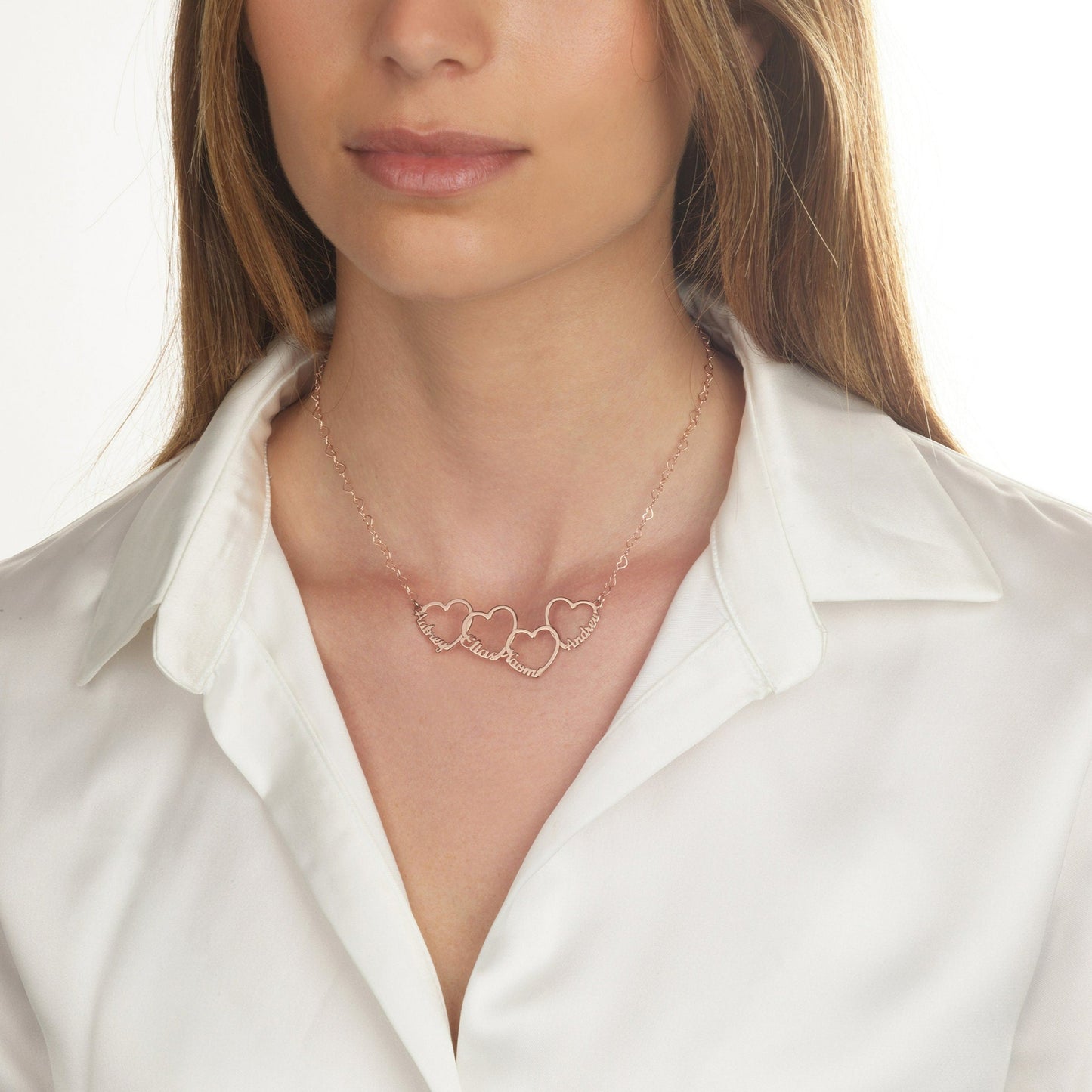 Multiple Heart Necklace