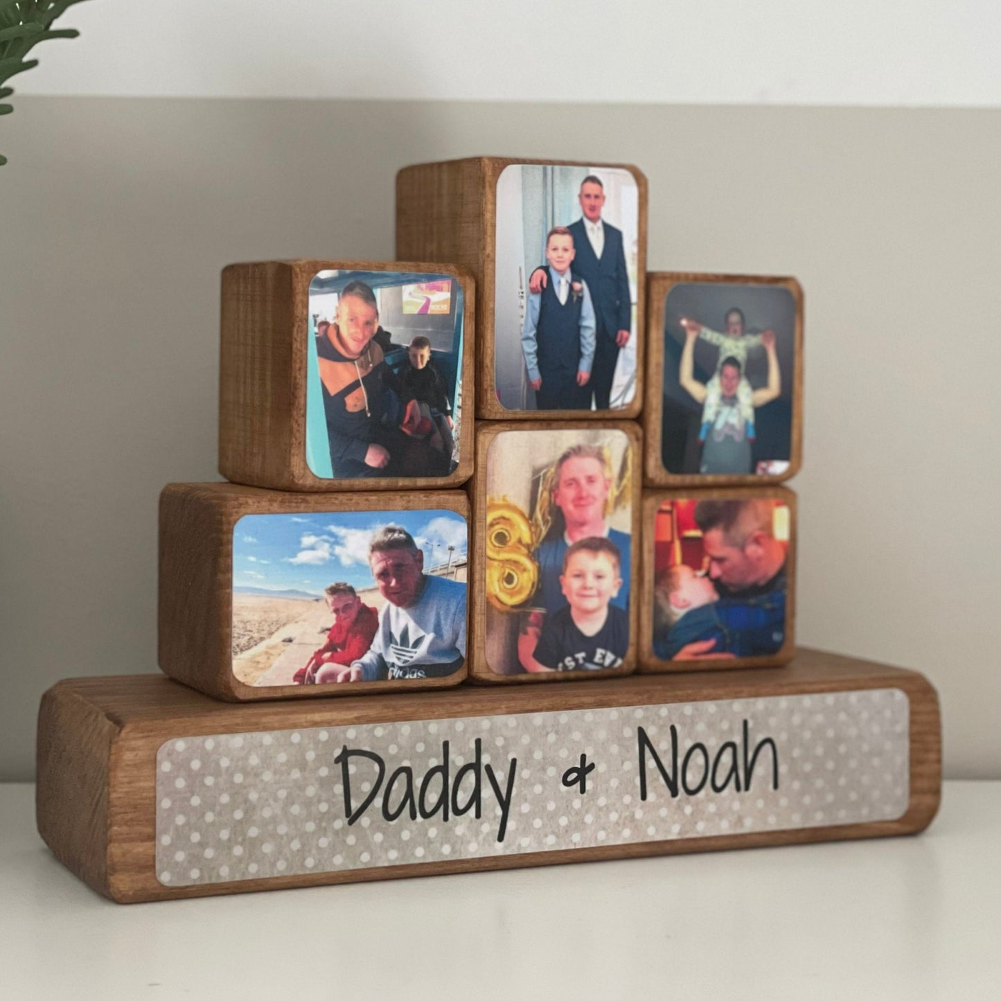 Personalised Photo Stacking Blocks