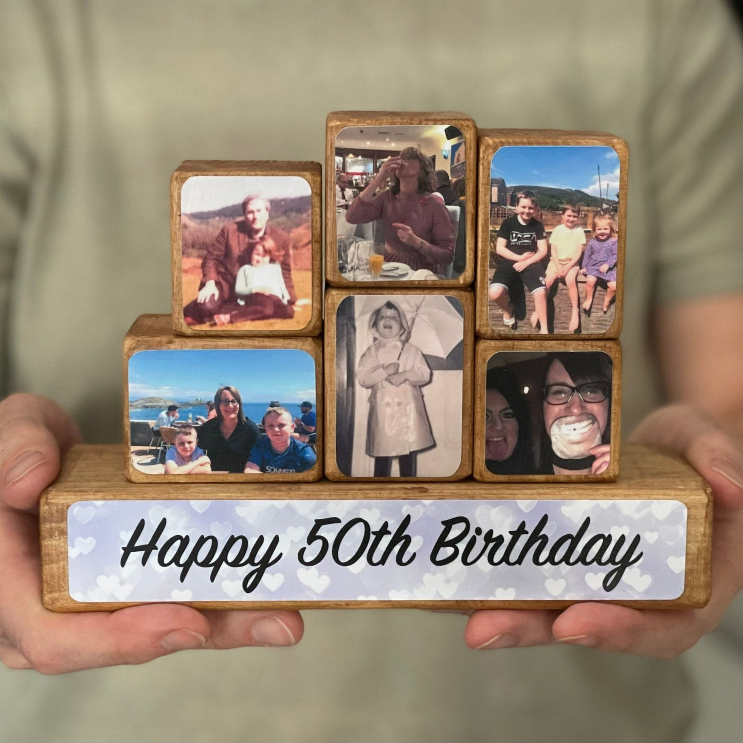 Personalised Photo Stacking Blocks