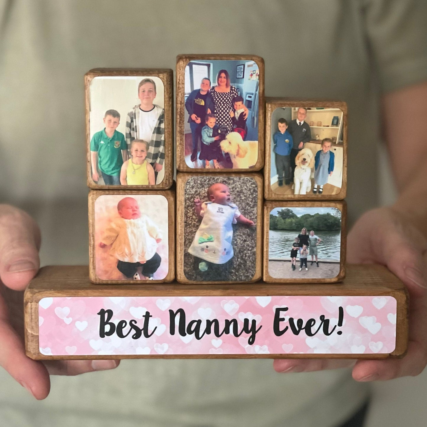 Personalised Photo Stacking Blocks