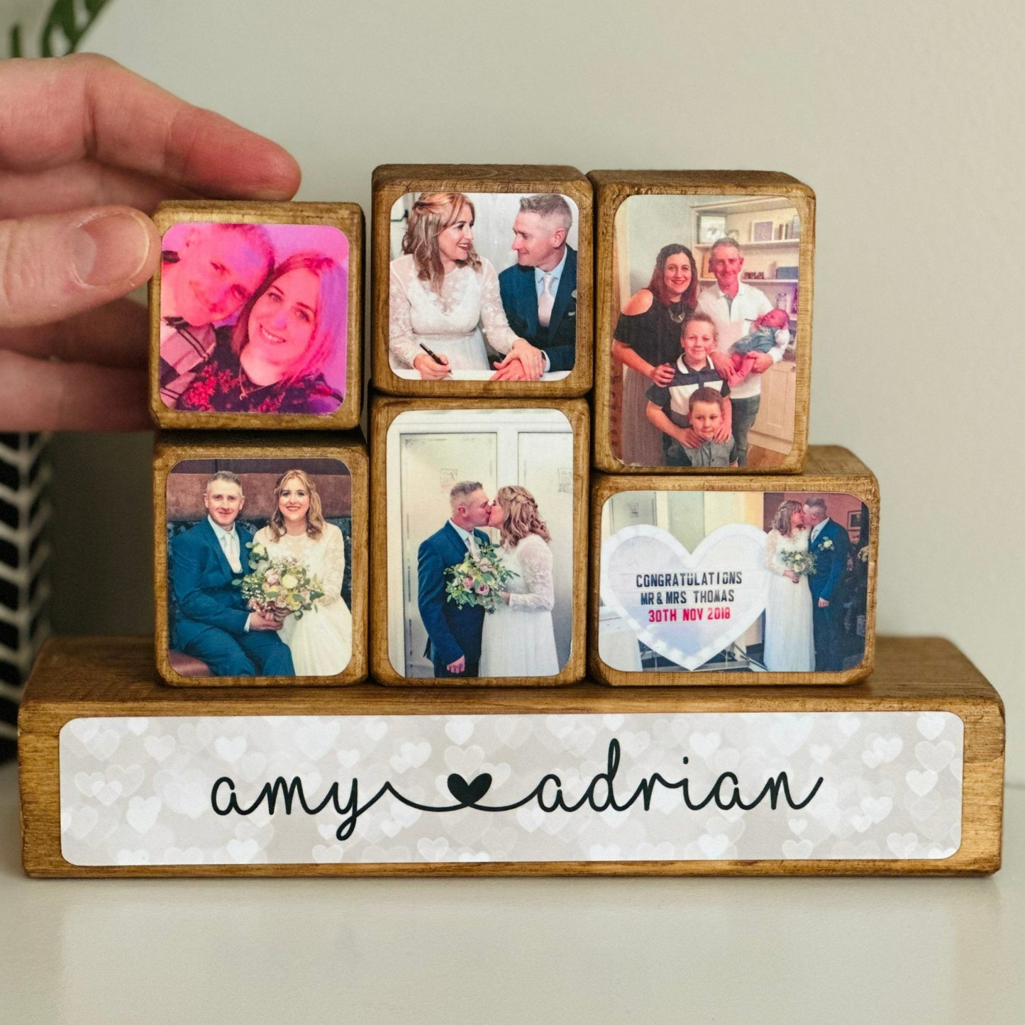 Personalised Photo Stacking Blocks