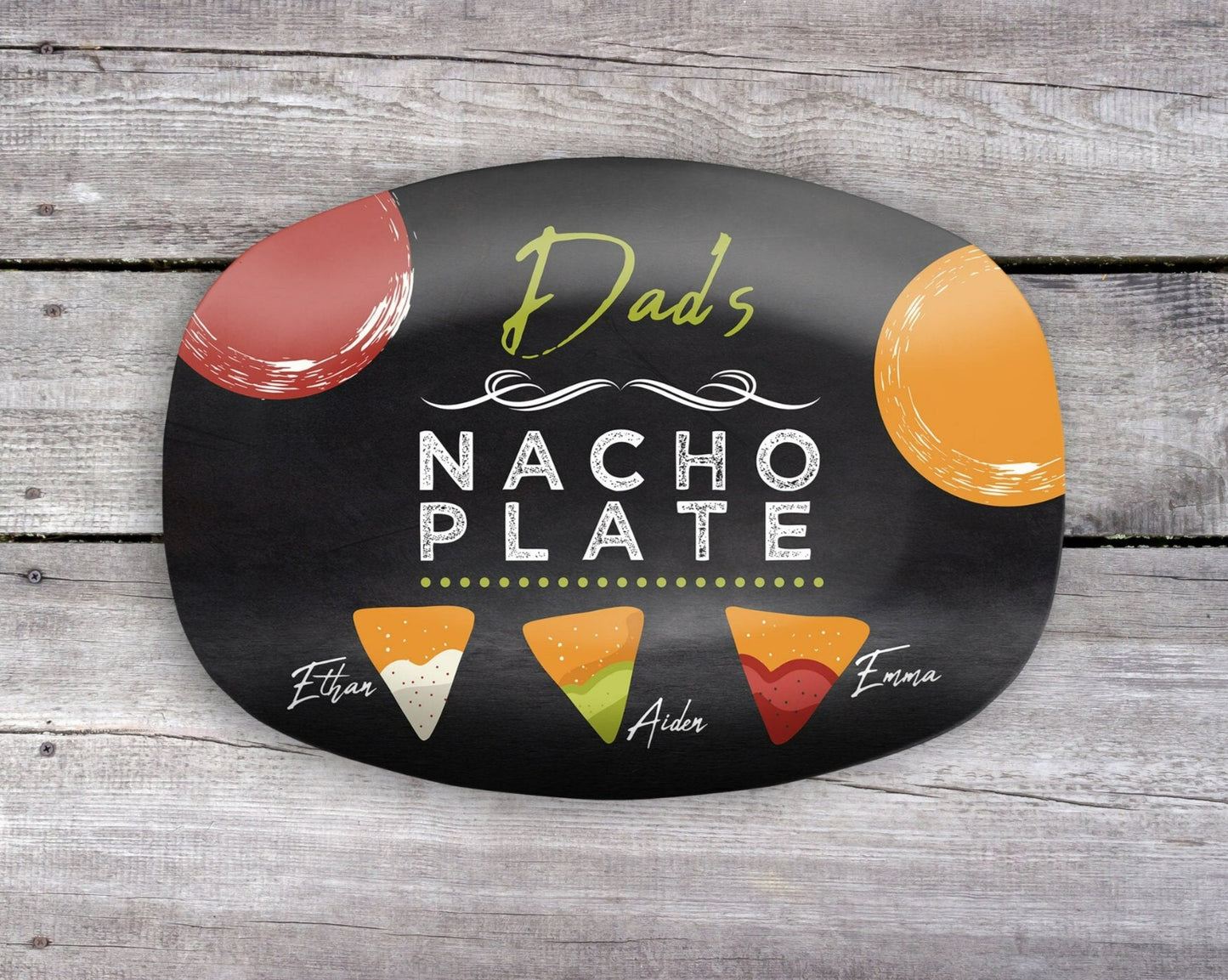 Personalized Nacho Lover Plate, Gift For Him, Fathers Day Gift