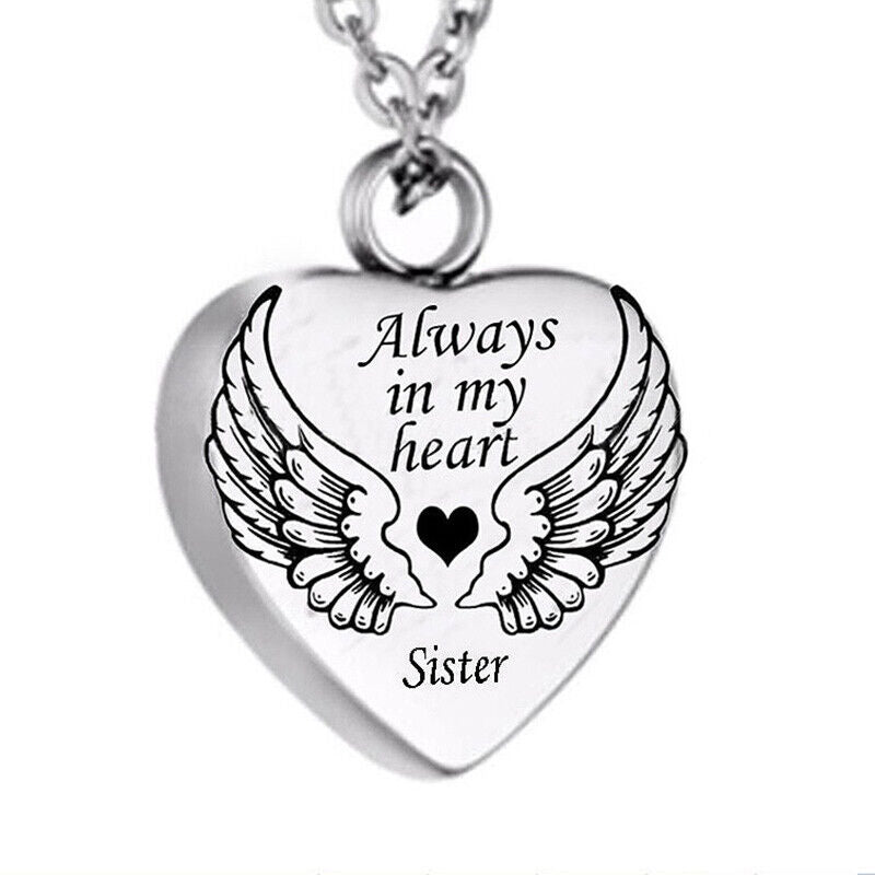 ✨ A Piece Of My Heart Lives In Heaven-Souvenir/Urn Pendant✨
