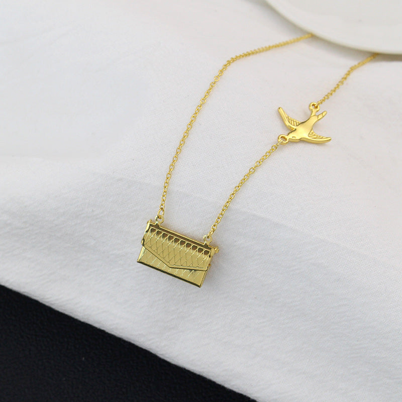 PERSONALIZED LOVE LETTER NECKLACE——Only envelopes, no letterhead.