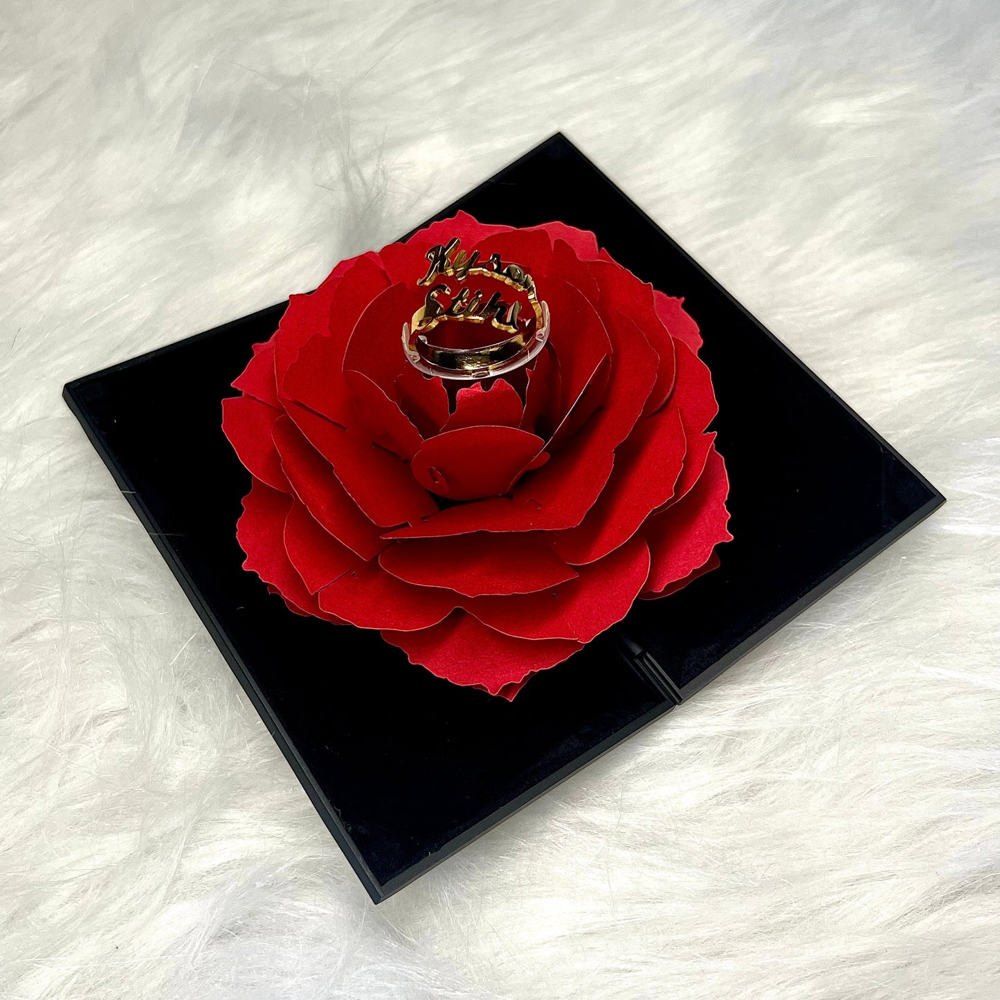 💞 Anello personalizzato con doppio nome💝