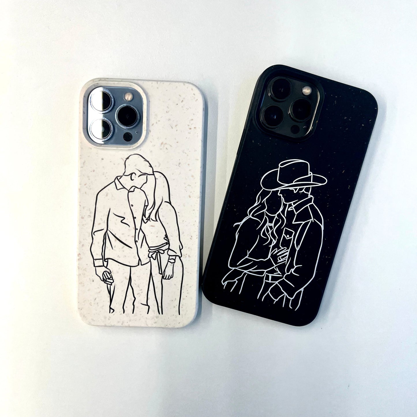 Custom Line Art Phone Case( Biodegradable)