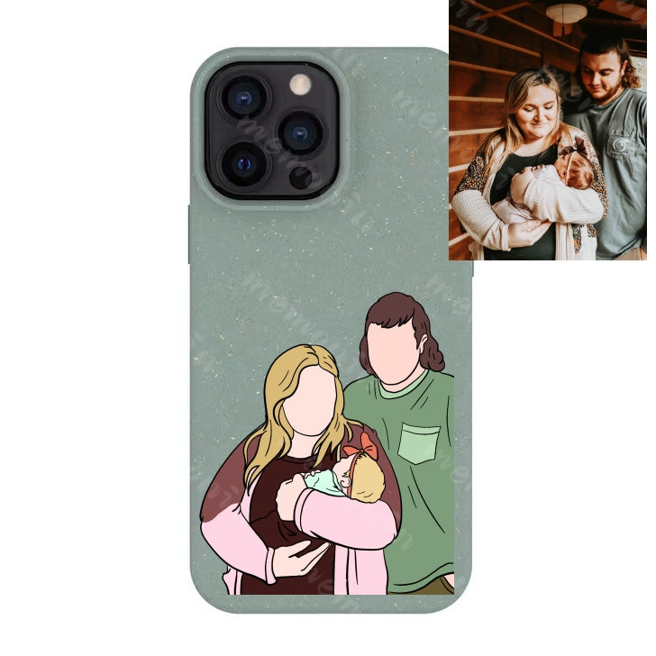 Custom Portrait Phone Case (Biodegradable)