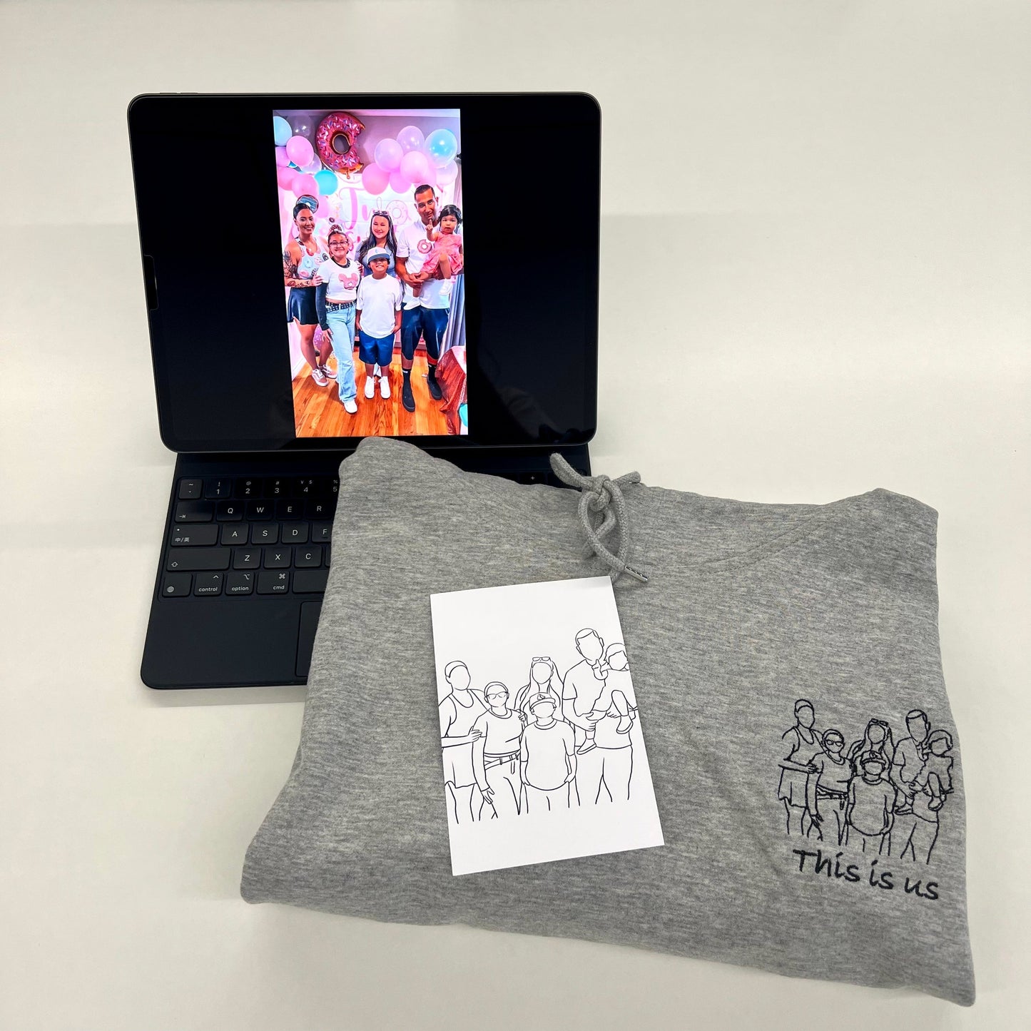 Personalized REAL Embroidered Sweatshirt