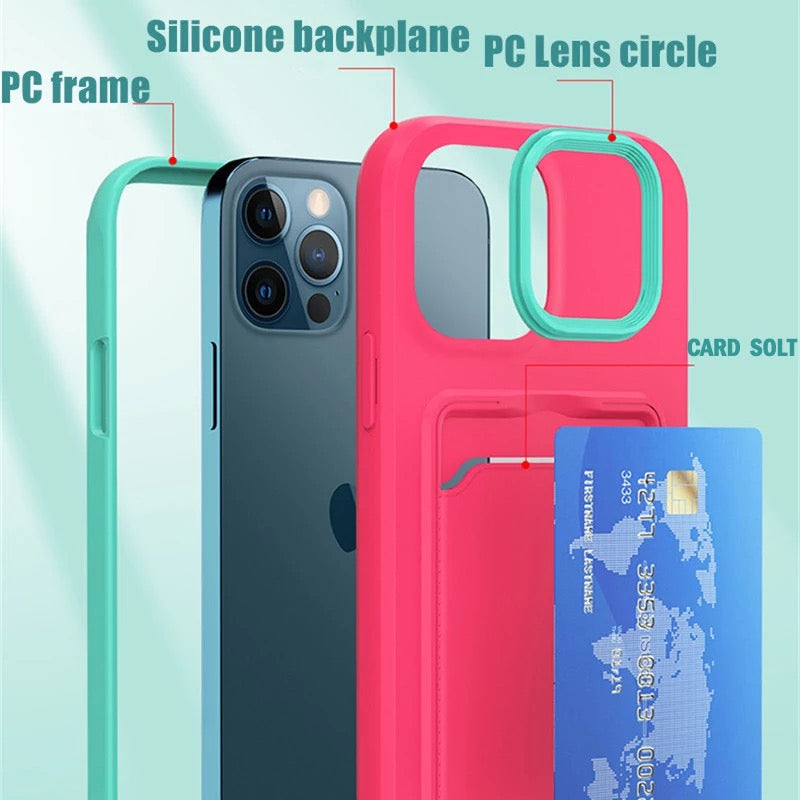 Custom Portrait Phone Case (Three in one two-tone multifunction)