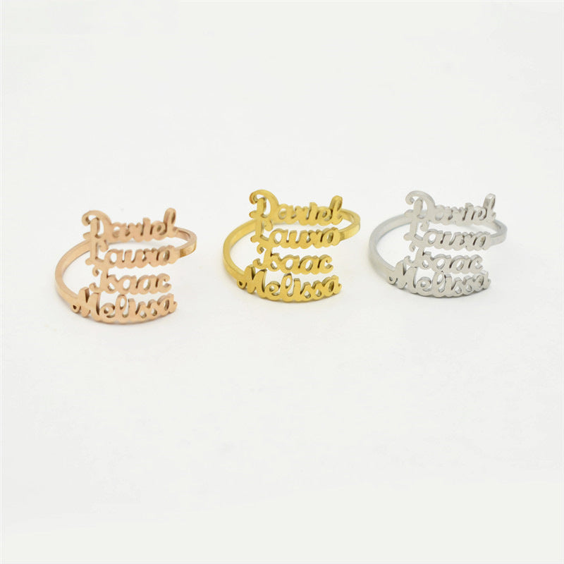 Best Memonin|Custom Name Ring