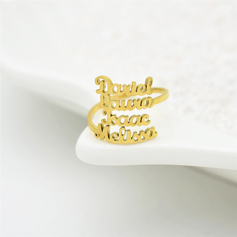 Best Memonin|Custom Name Ring