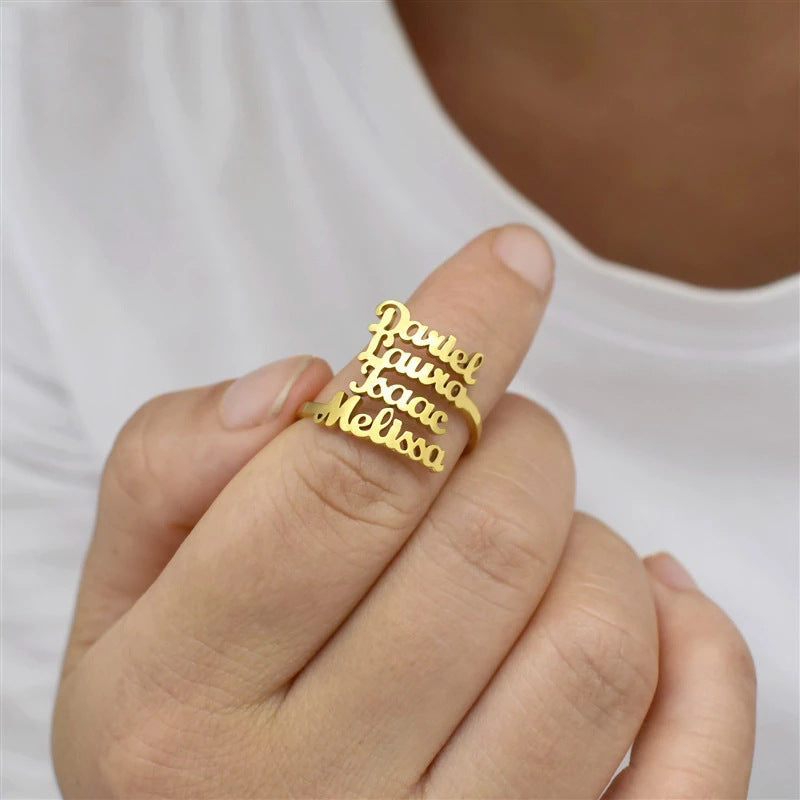 Best Memonin|Custom Name Ring