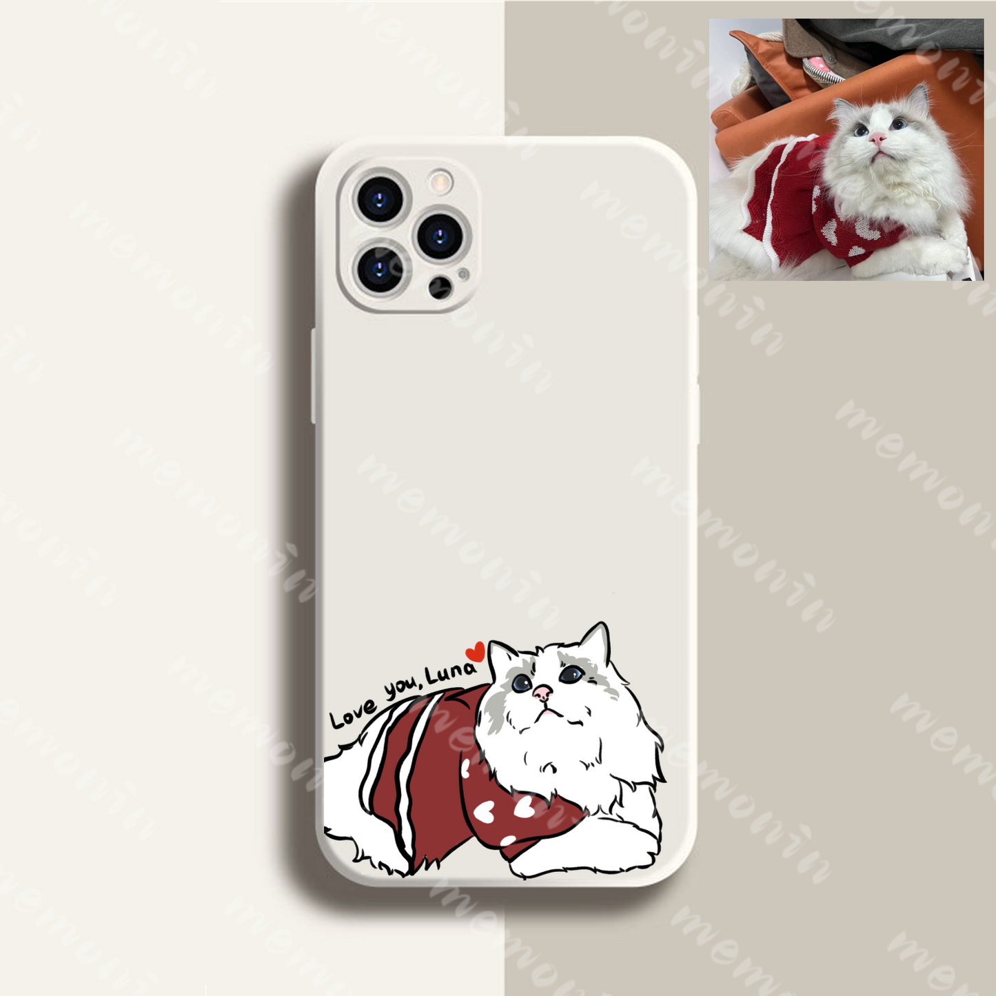 Custom Pet Portrait Phone Case
