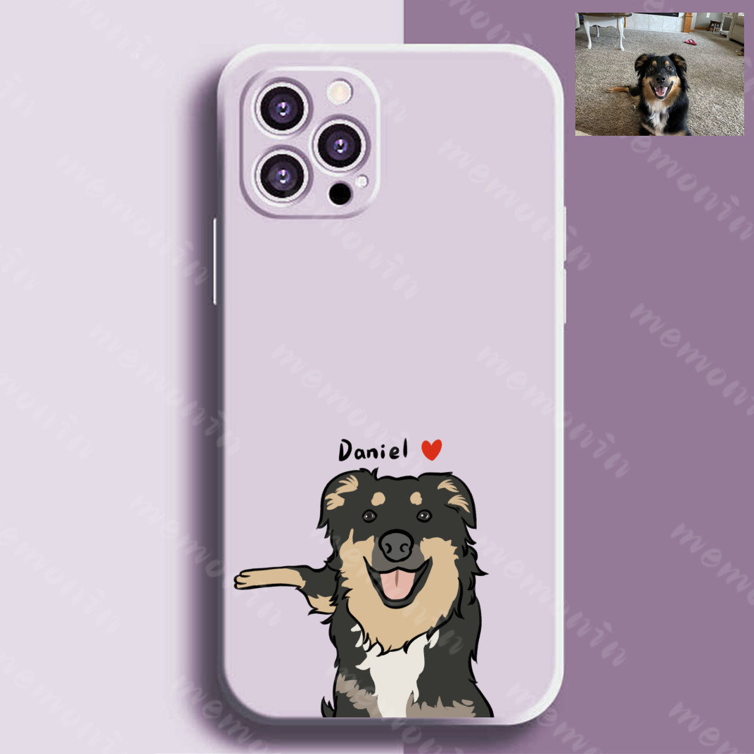 Custom Pet Portrait Phone Case