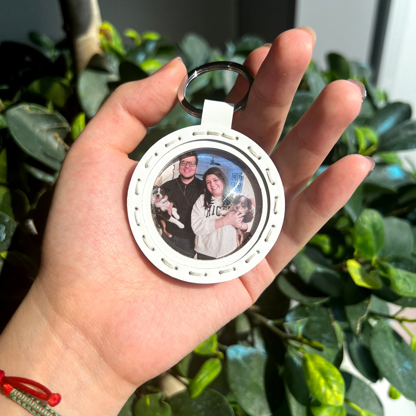 Personalized Leather Keychian