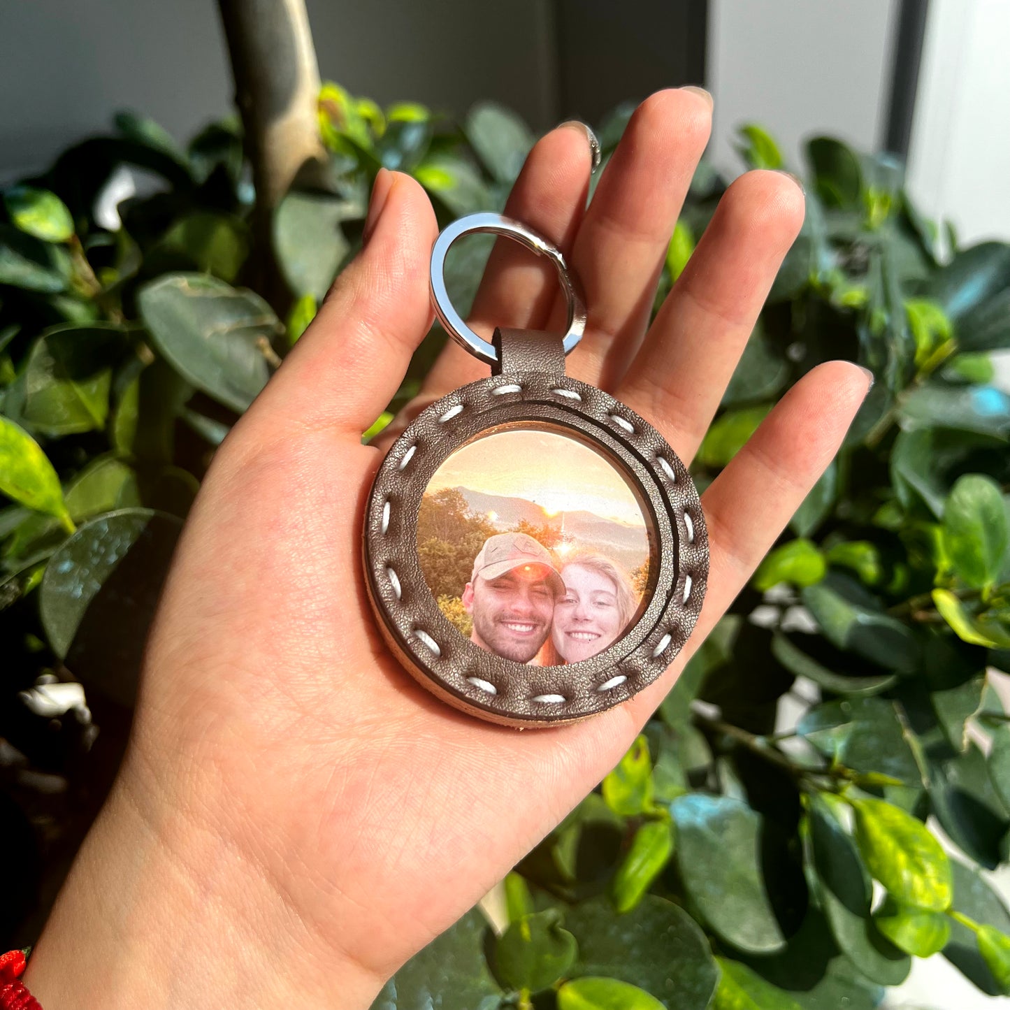 Personalized Leather Keychian