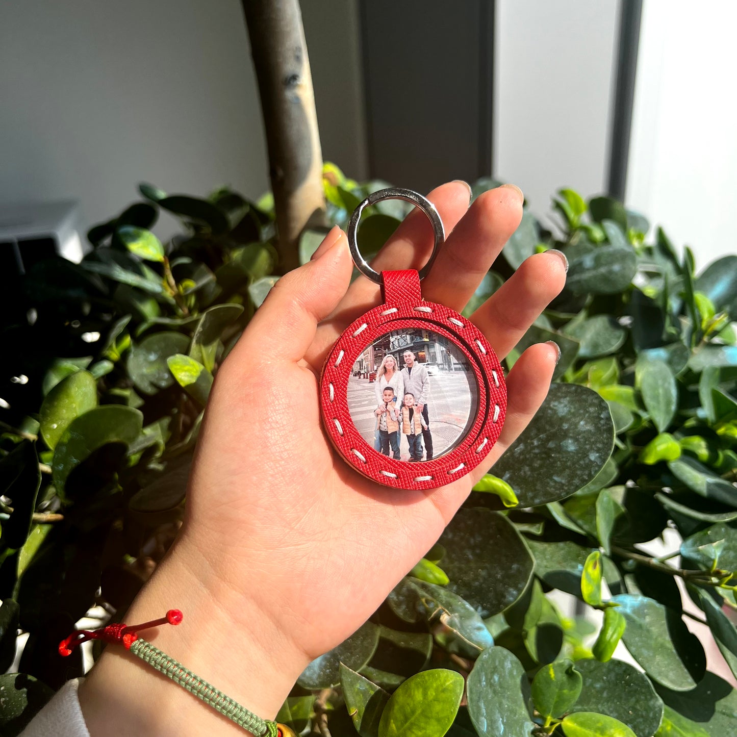 Personalized Leather Keychian