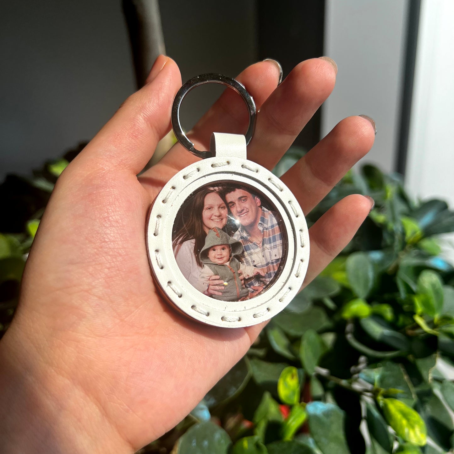 Personalized Leather Keychian