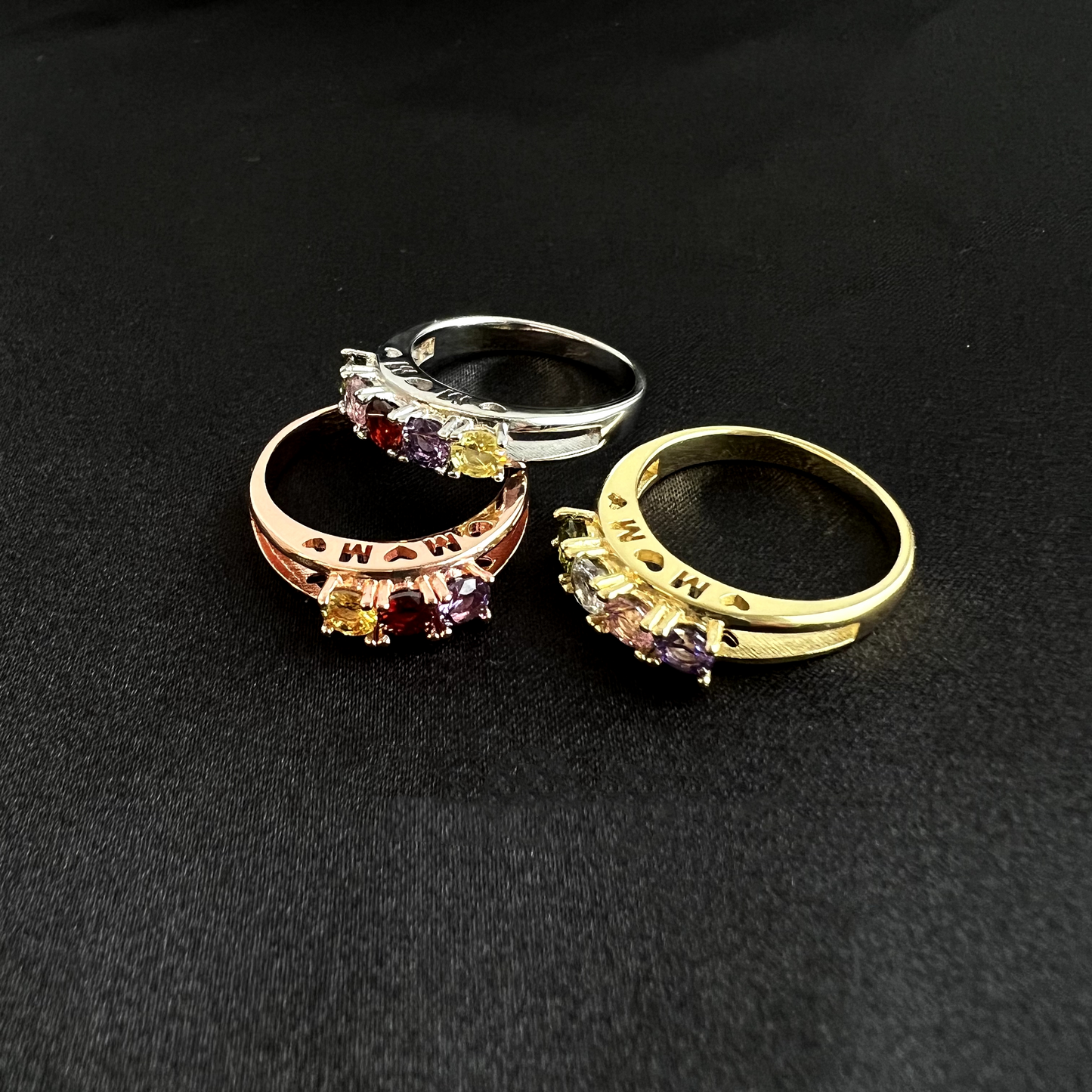 Family Birthstones Ring-Mother's Jewelry