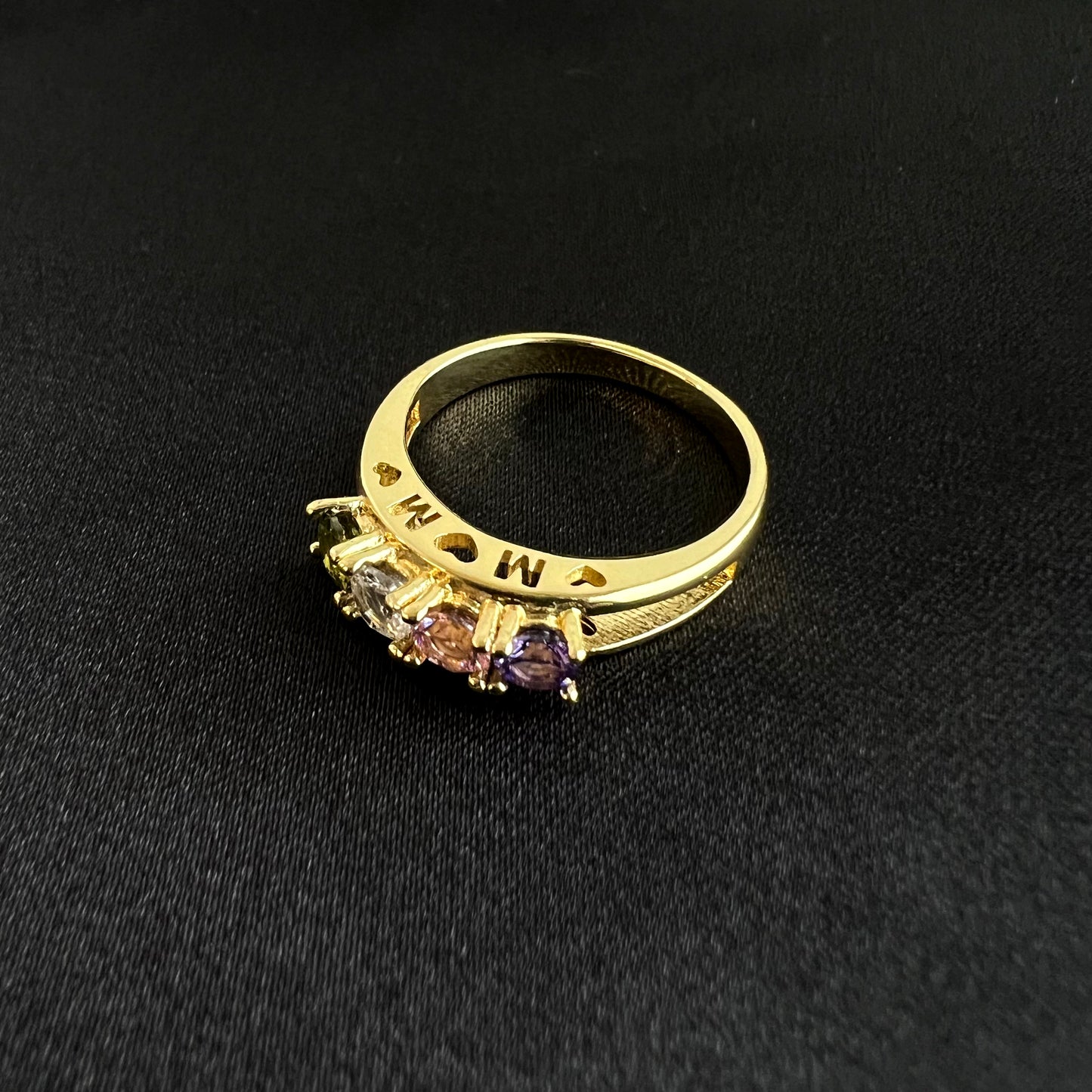 Family Birthstones Ring-Mother's Jewelry
